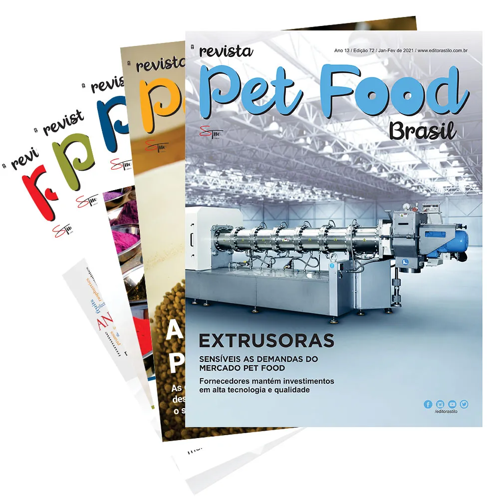 Copertine della rivista Pet Food Brasil